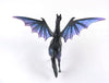 DAMIEN-OOAK BLACK/PURPLE MORGAN BAT CHIP DECORATOR BY MISSY FOX MM19