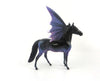 DAMIEN-OOAK BLACK/PURPLE MORGAN BAT CHIP DECORATOR BY MISSY FOX MM19
