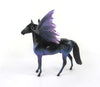 DAMIEN-OOAK BLACK/PURPLE MORGAN BAT CHIP DECORATOR BY MISSY FOX MM19