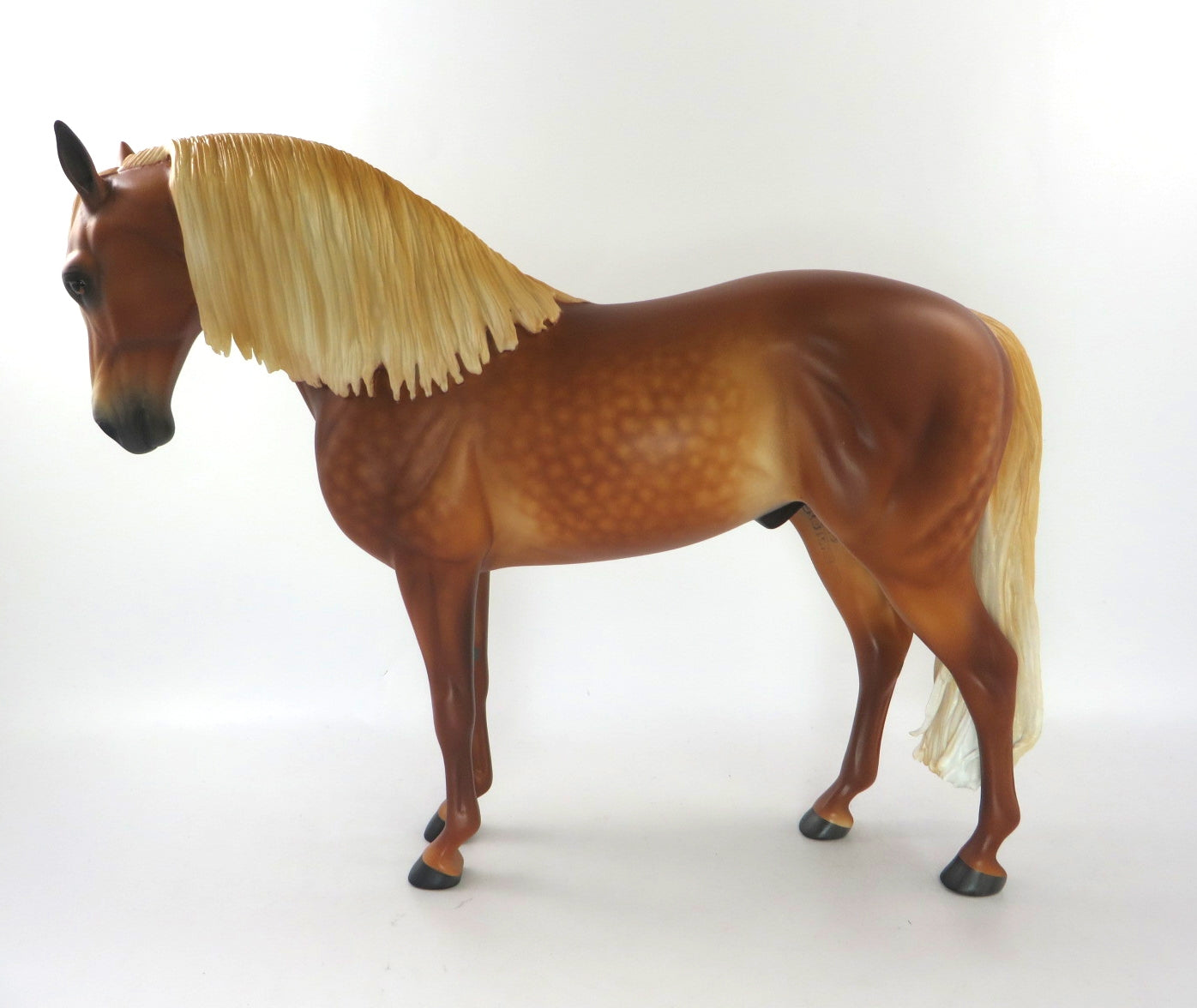 DANNY -OOAK SORREL ANDALUSIAN MODEL HORSE BY SHERYL LEISURE WHS19