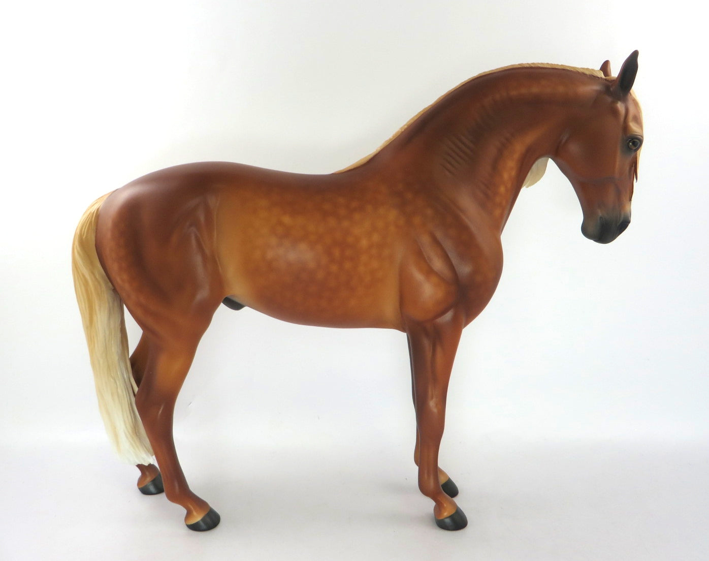 DANNY -OOAK SORREL ANDALUSIAN MODEL HORSE BY SHERYL LEISURE WHS19