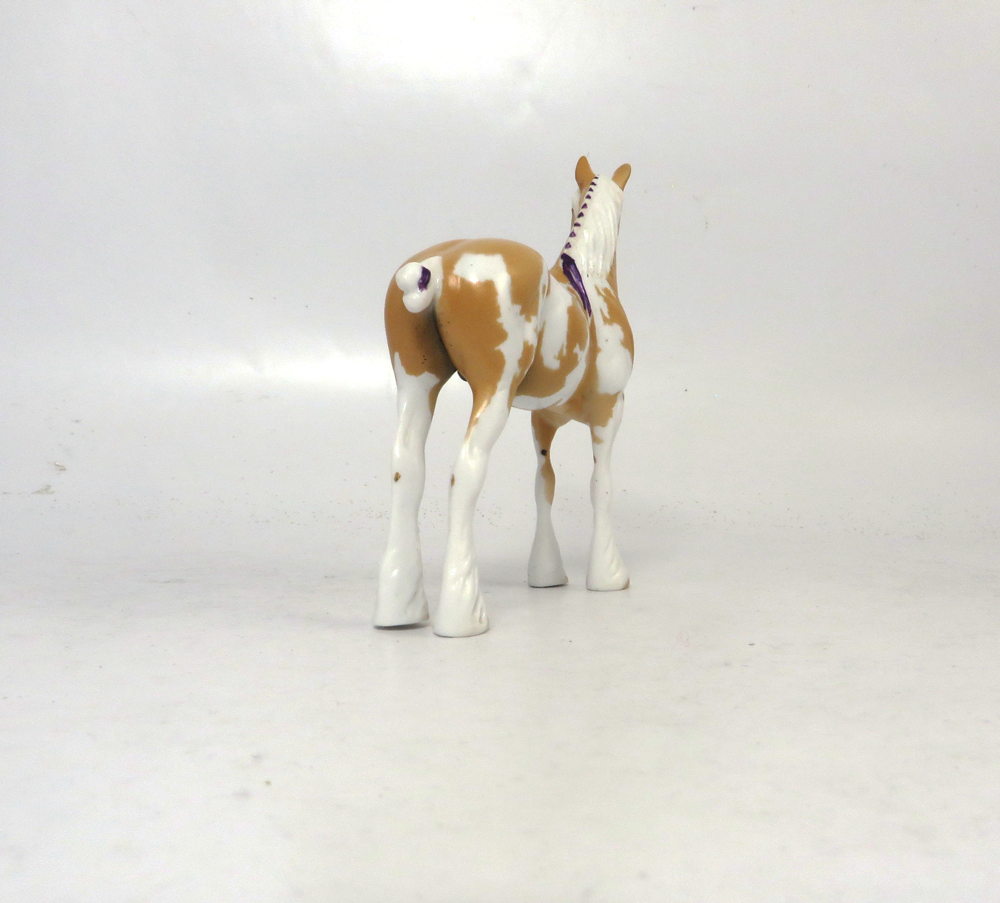 DRIBBLE-OOAK PALOMINO DRAFT CHIP BY AMANDA