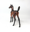 HARLEY-OOAK  DARK BAY ARABIAN FOAL MODEL HORSE BY MISSY FOX MW19