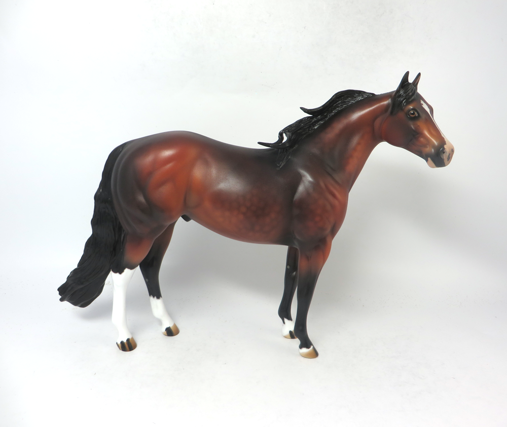 RUFFALO-OOAK DAPPLE BAY ISH CUSTOM BY AUDREY DIXON MW19