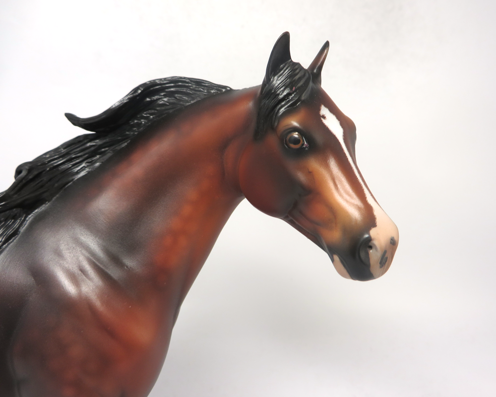 RUFFALO-OOAK DAPPLE BAY ISH CUSTOM BY AUDREY DIXON MW19