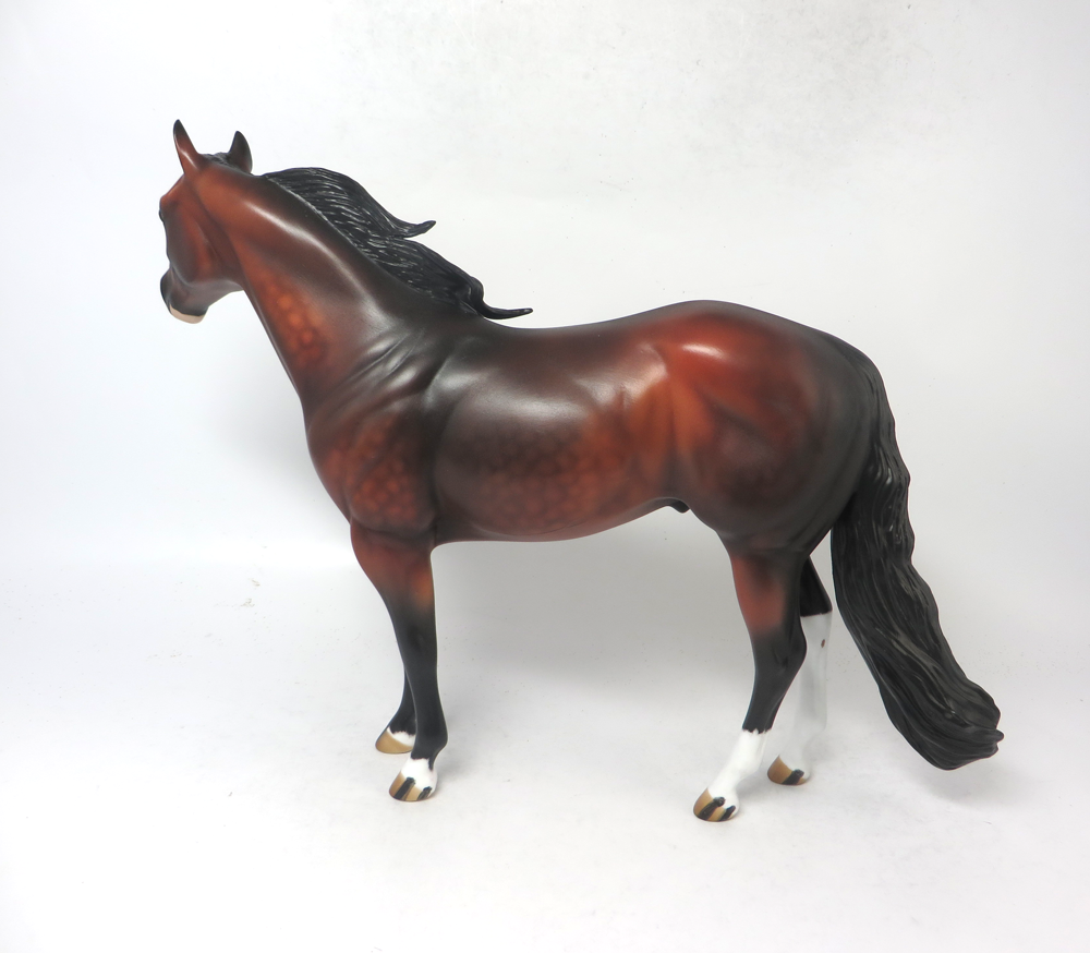 RUFFALO-OOAK DAPPLE BAY ISH CUSTOM BY AUDREY DIXON MW19