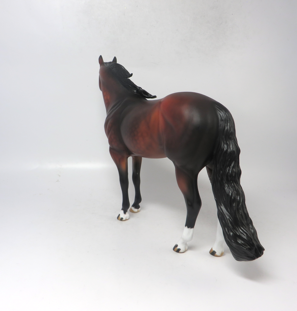 RUFFALO-OOAK DAPPLE BAY ISH CUSTOM BY AUDREY DIXON MW19