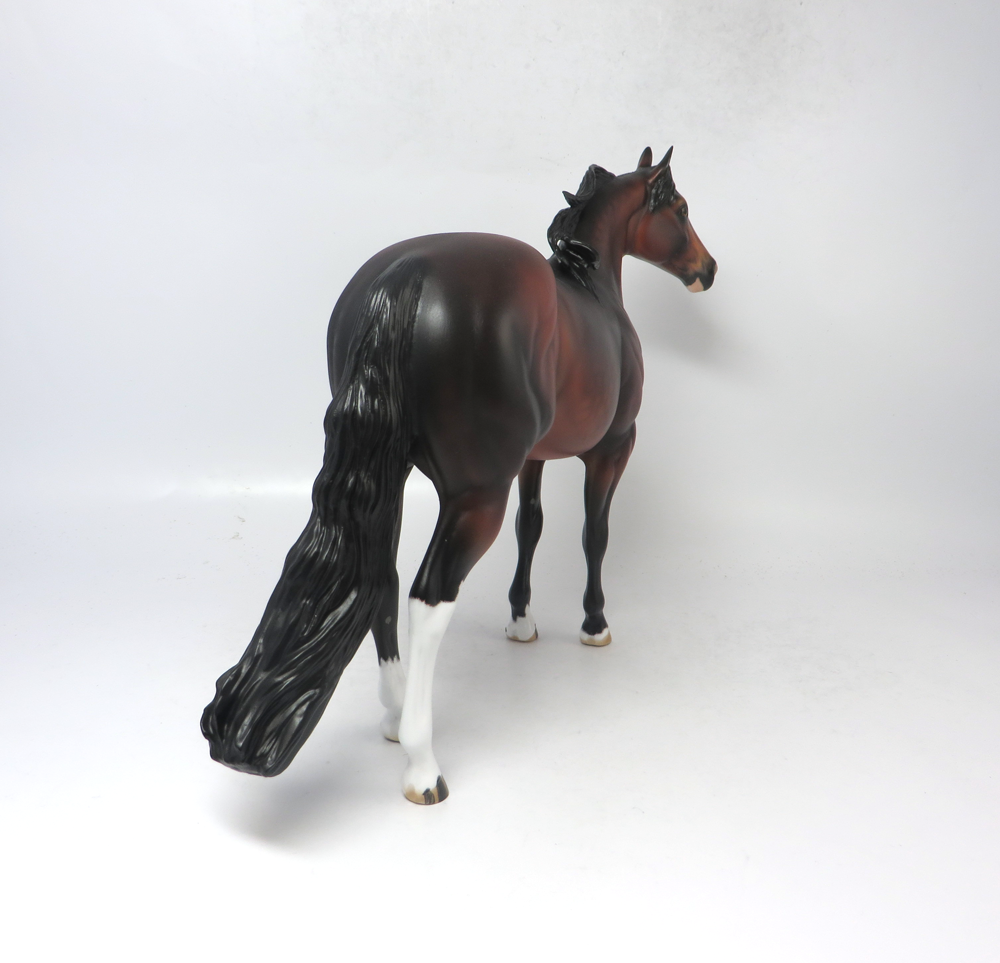 RUFFALO-OOAK DAPPLE BAY ISH CUSTOM BY AUDREY DIXON MW19