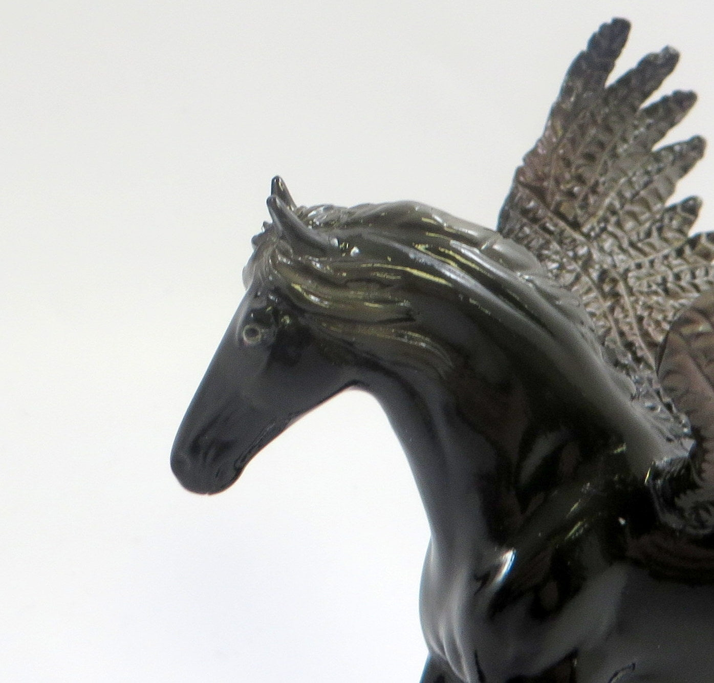 DARK WIND-OOAK BLACK FRESIAN PEGASUS MODEL HORSE EQ 2019