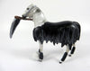 DELANO -OOAK GREY WITH COSTUME MORGAN BAT CHIP DECORATOR BY DAWN QUICK MM19