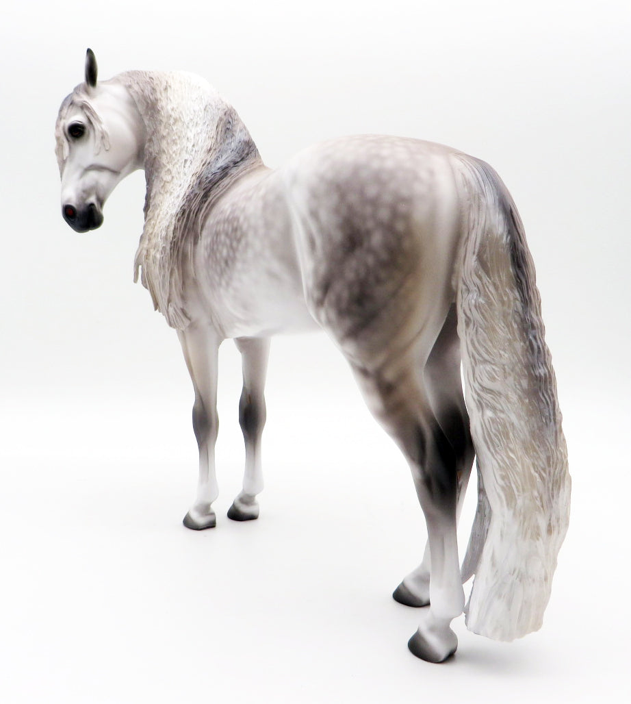 Delano-OOAK Dapple Grey Andalusian by Caroline Boydston 10/11/21