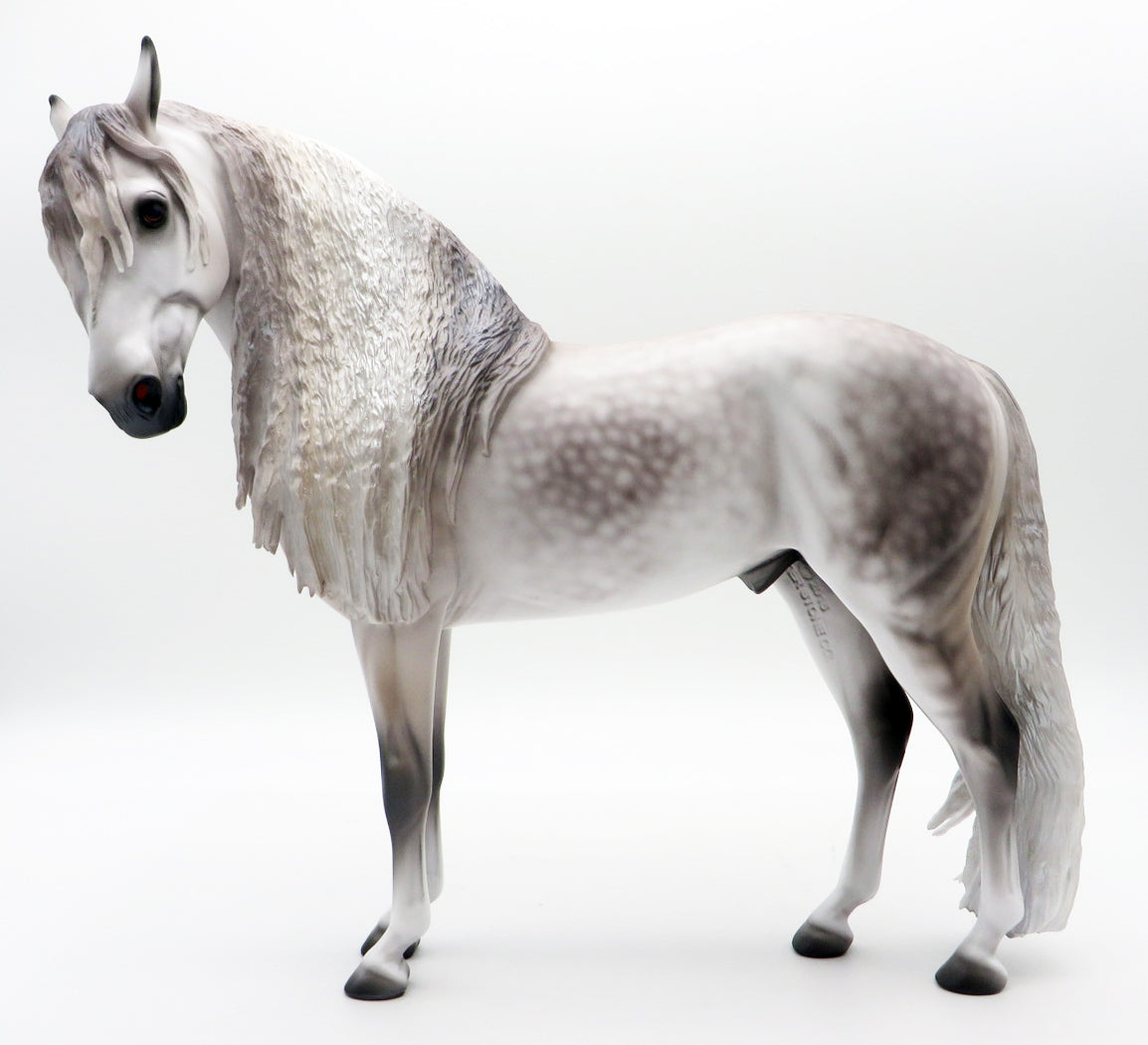 Delano-OOAK Dapple Grey Andalusian by Caroline Boydston 10/11/21