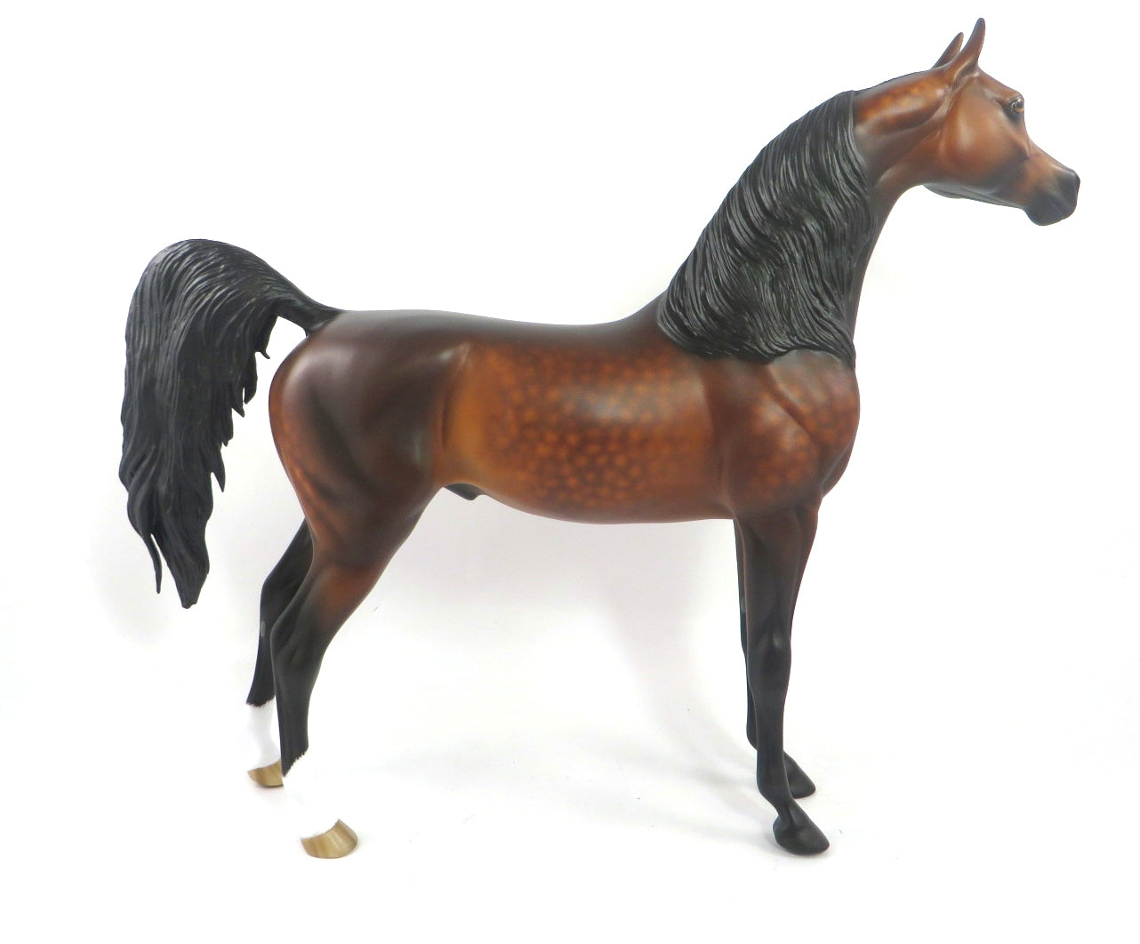 DELIGHTFUL-OOAK STAR DAPPLE ARABIAN MODEL HORSE BY SHERYL LEISURE