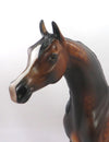 DELIGHTFUL-OOAK STAR DAPPLE ARABIAN MODEL HORSE BY SHERYL LEISURE