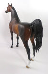 DELIGHTFUL-OOAK STAR DAPPLE ARABIAN MODEL HORSE BY SHERYL LEISURE