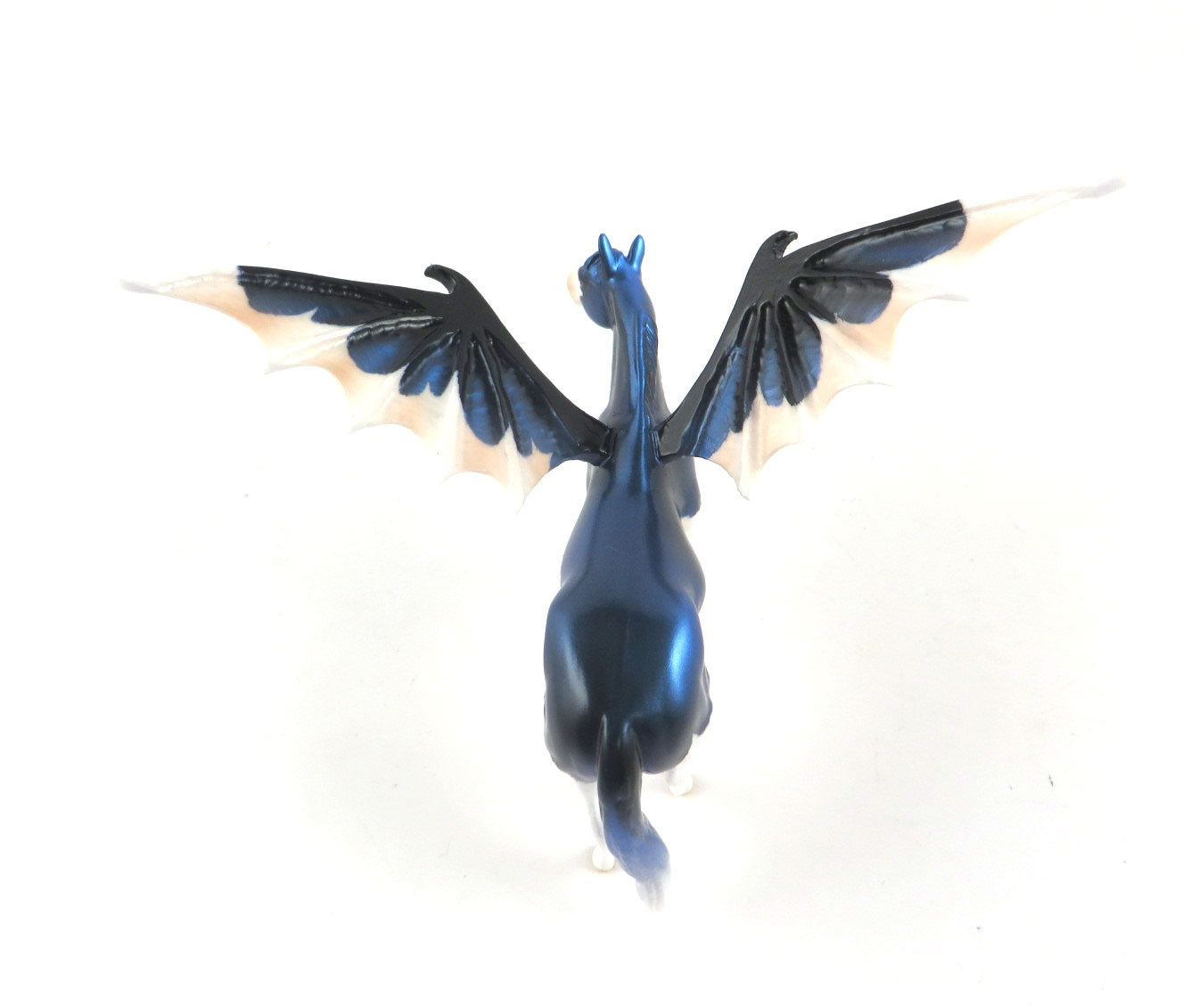 DEMETRI-OOAK BLUE SPLASH STOCK BAT CHIP DECORATOR BY AUDREY DIXON MM19