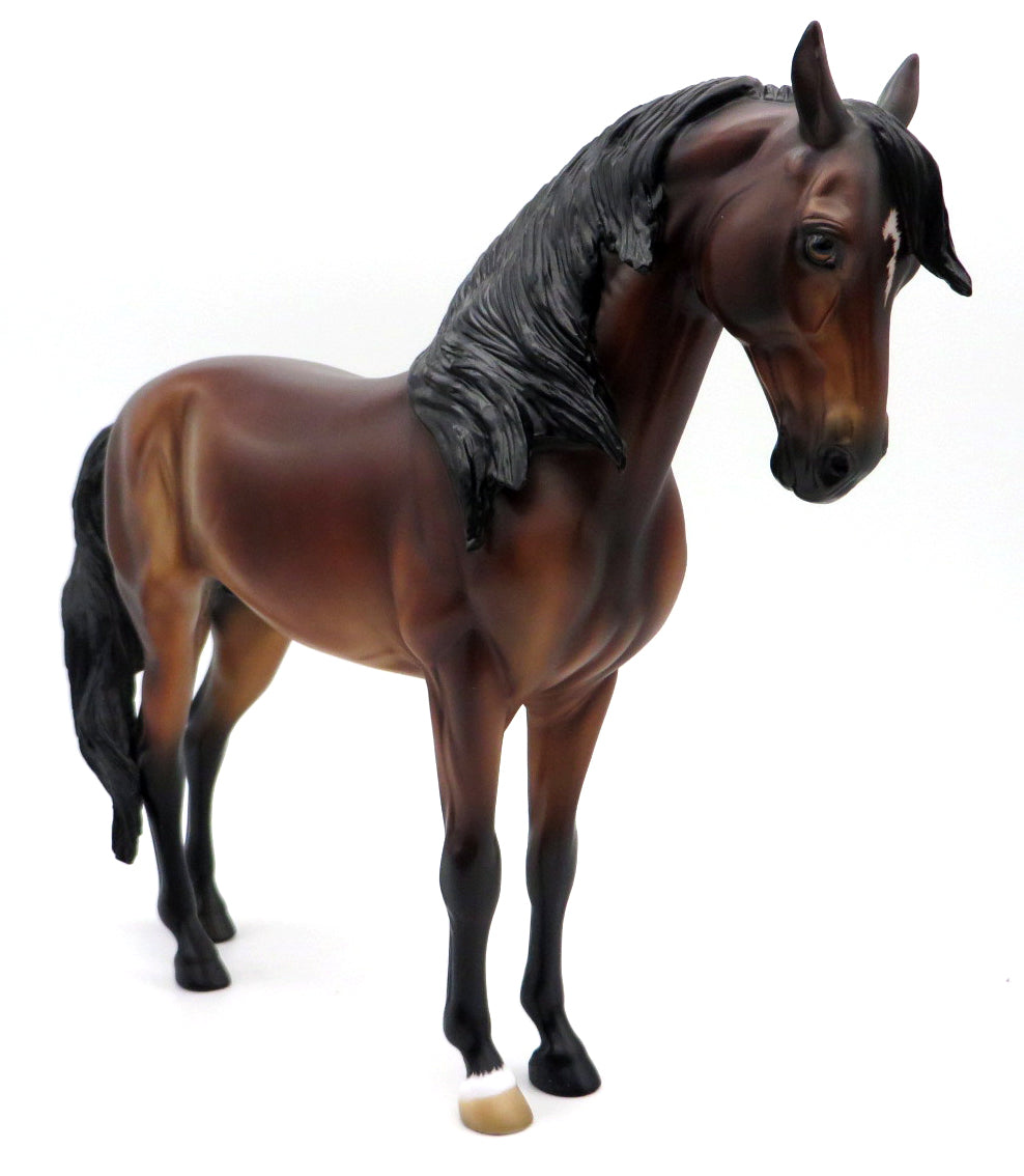 Dexter - OOAK Dapple Bay Andalusian by Kayla - MM 2021