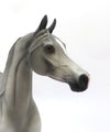 DITTO-OOAK DAPPLE GREY ARABIAN MODEL HORSE BY KAYLA