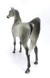 DITTO-OOAK DAPPLE GREY ARABIAN MODEL HORSE BY KAYLA