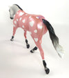 DOVE-OOAK VALENTINE WARMBLOOD PEBBLES MODEL HORSE 2/13/20