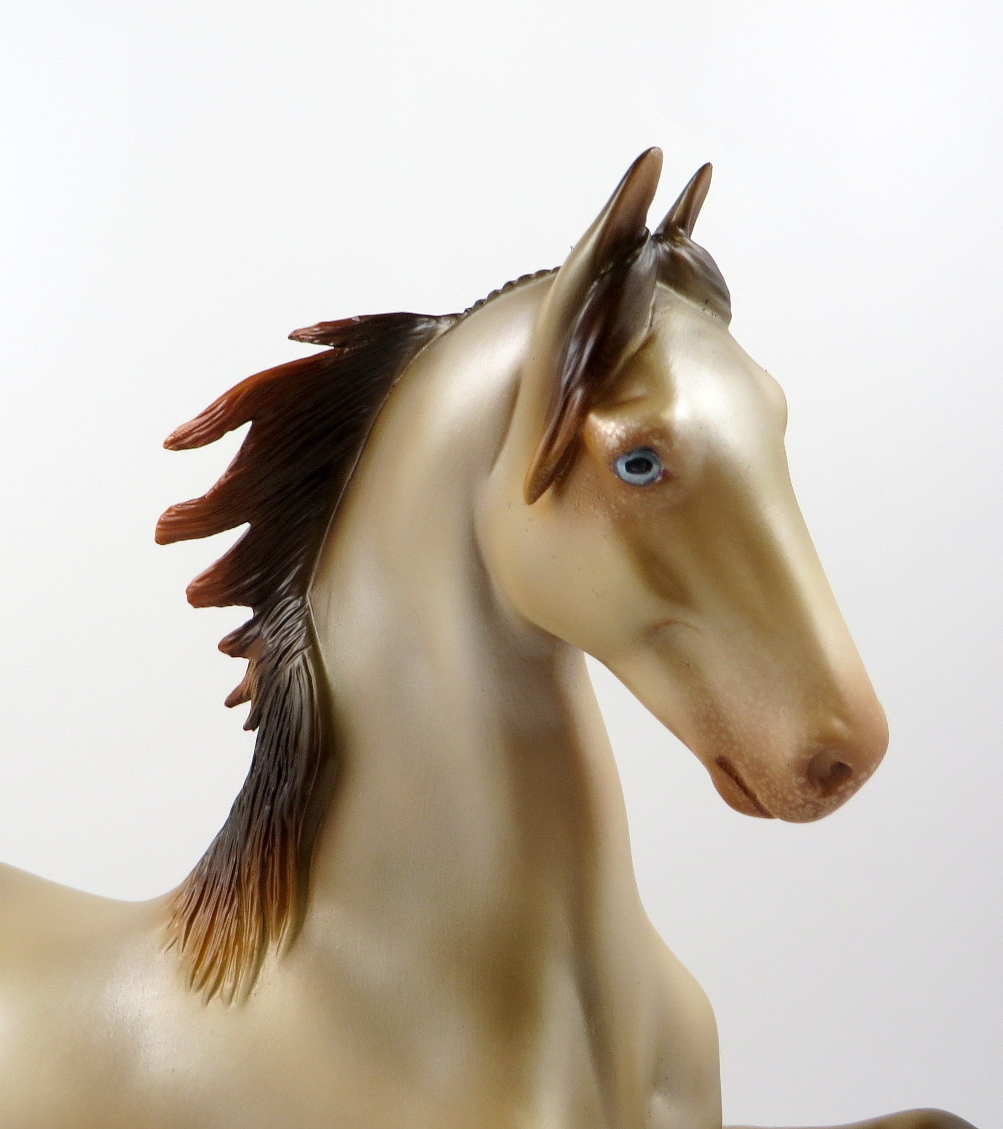 DRAGOMIR-LE-3 PERLINO SADLEBRED MODEL HORSE EQ 19