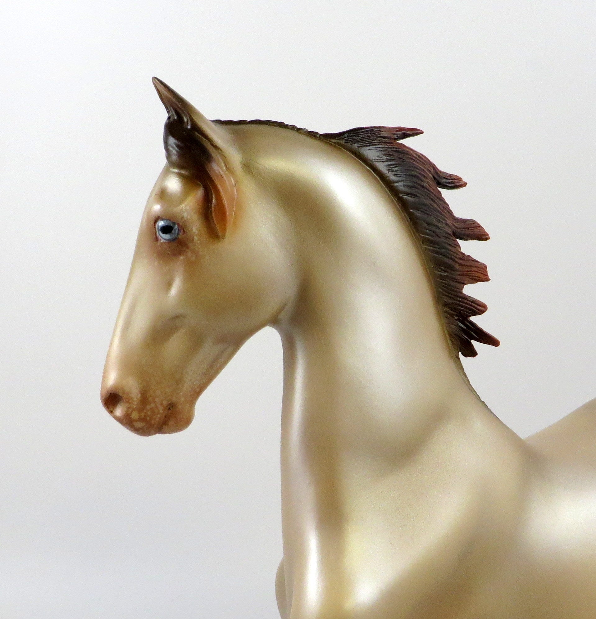 DRAGOMIR-LE-3 PERLINO SADLEBRED MODEL HORSE EQ 19