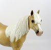 DRAGONSTONE-OOAK PALOMINO ISH MODEL HORSE BY SHERYL LEISURE EQ 19