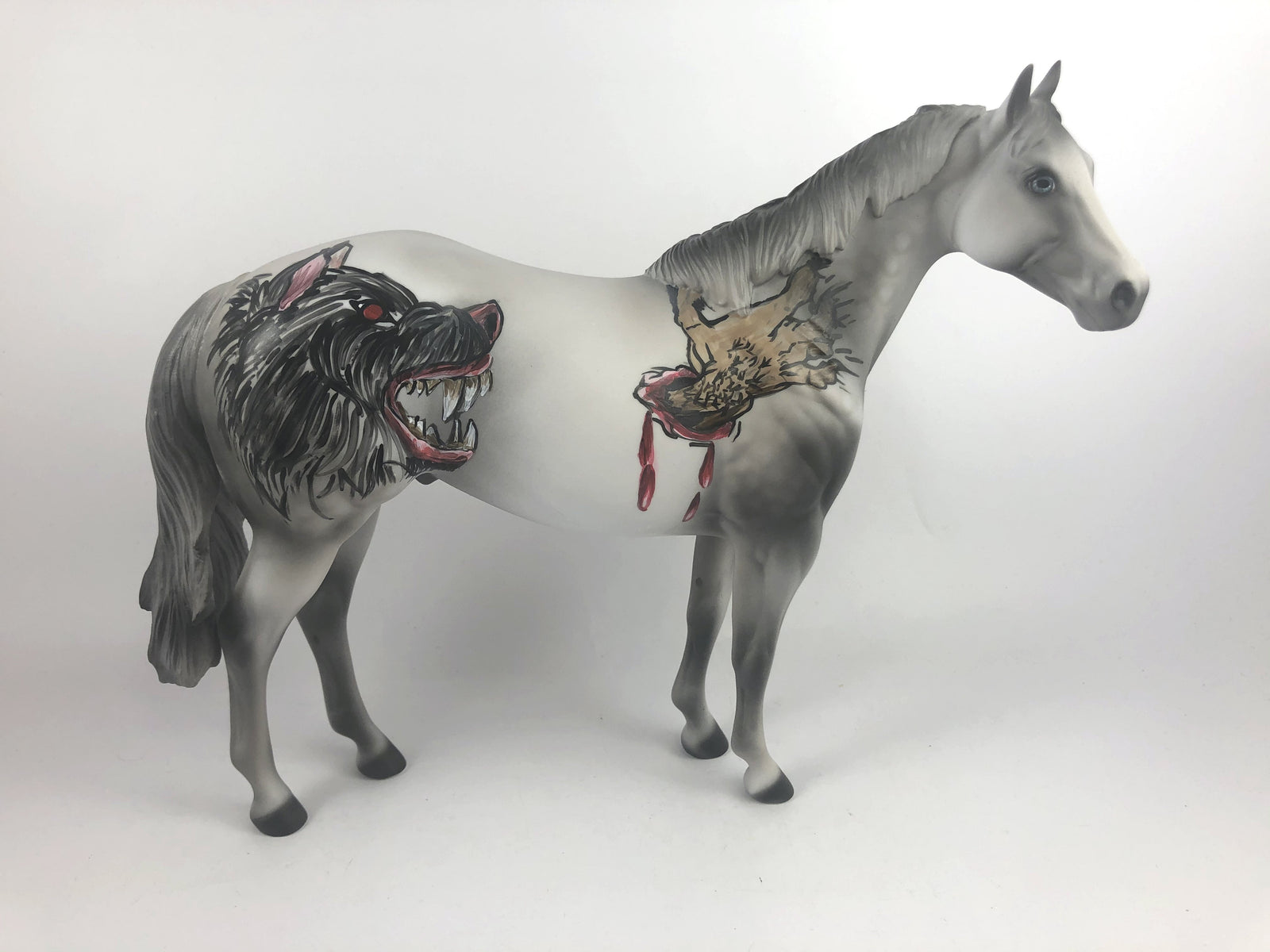 DRAVEN -OOAK GREY W/ WEREWOLF ISH BY DAWN QUICK MM19