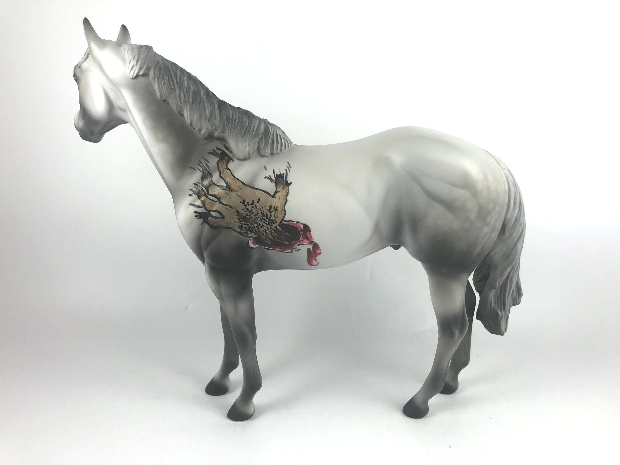 DRAVEN -OOAK GREY W/ WEREWOLF ISH BY DAWN QUICK MM19