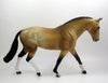 DUCAL-OOAK DAPPLE BUCKSKIN IRISH DRAFT MODEL HORSE EQ 2019