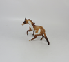 INTERCEPTION -OOAK-RED DUN OVERO CUTTER AND BROWN CALF BY AUDREY DIXON SB19