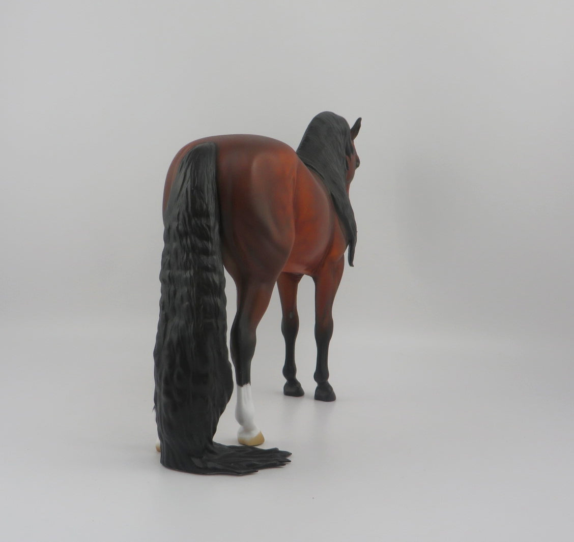 Durer-OOAK Dapple Bay Andalusian By Kayla