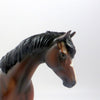 DYNASTIC -- OOAK BAY PONY MODEL HORSE BY AMANDA HOSTETLER EQ19