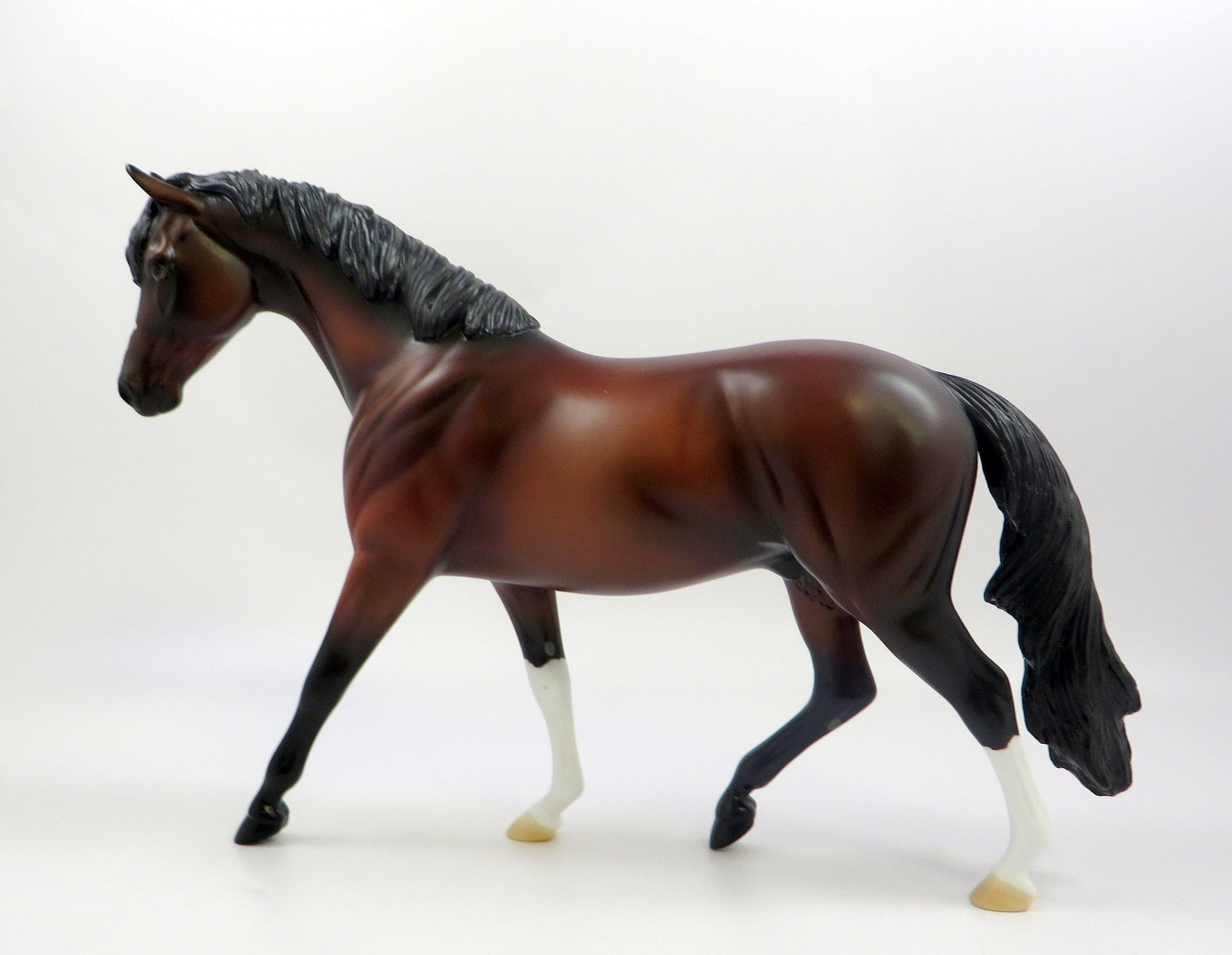 DYNASTIC -- OOAK BAY PONY MODEL HORSE BY AMANDA HOSTETLER EQ19