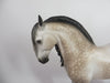 EDMUND-OOAK ROSE GREY ANDALUSIAN MODEL HORSE BY SHERYL LEISURE WHS 19