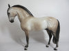 EDMUND-OOAK ROSE GREY ANDALUSIAN MODEL HORSE BY SHERYL LEISURE WHS 19