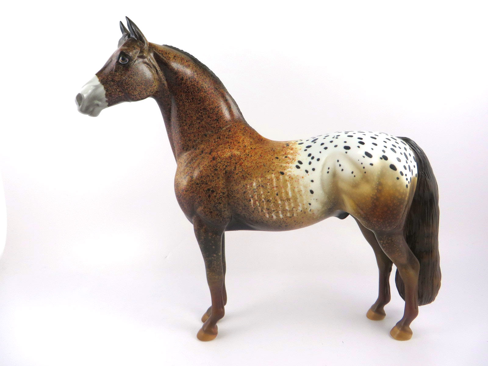 EDWARD-OOAK BROWN APPY MORGAN DECORATOR BY AL KATT MM19