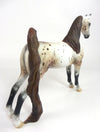 EGG NOG-OOAK APPALOOSA SADDLEBRED MODEL HORSE WHS 19