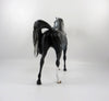 Concerted Treasure-OOAK Dark Dapple Grey Arabian By Elena Christopher