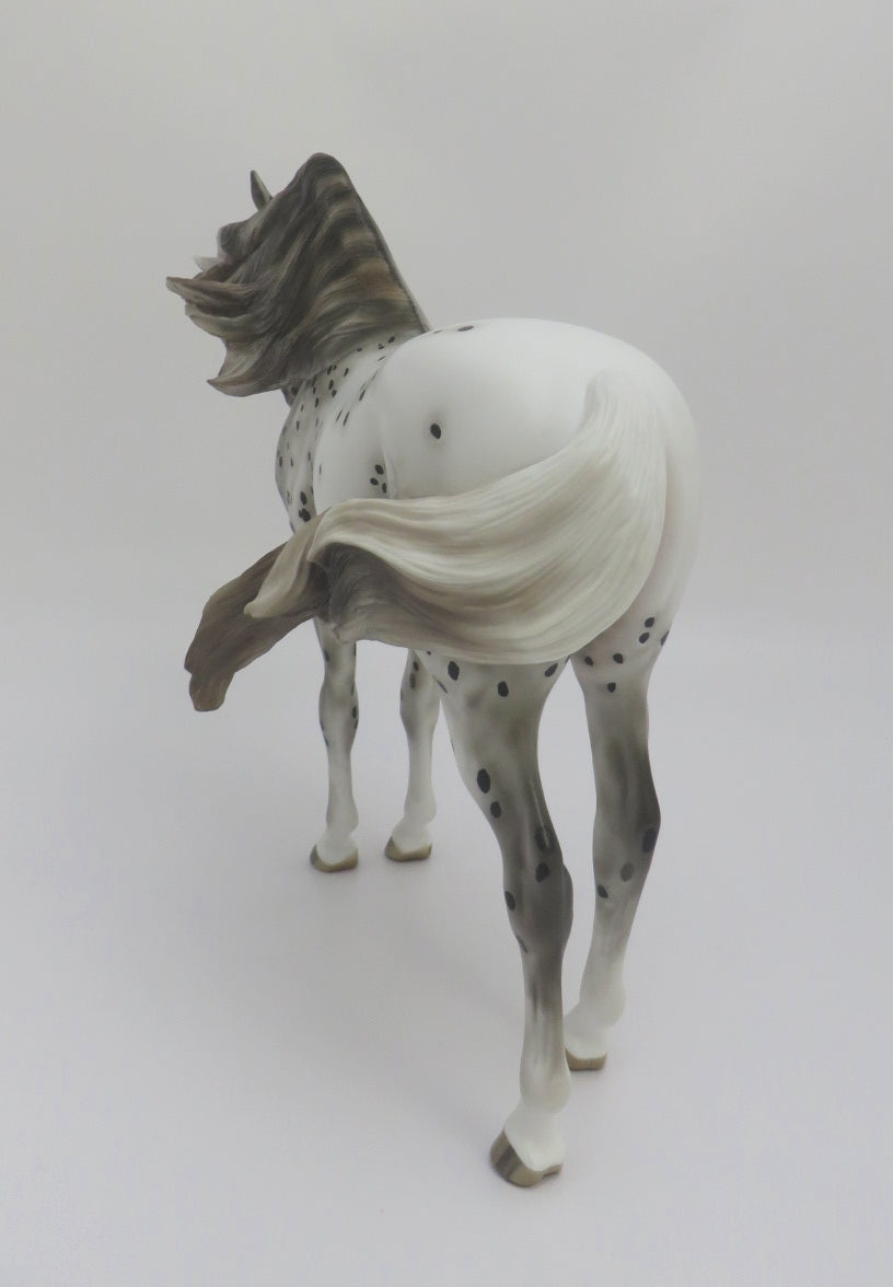 ELLE M&#39;A LARGUE- OOAK BLACK APPALOOSA ANDALUSIAN BY SHERYL LEISURE 3/4/20