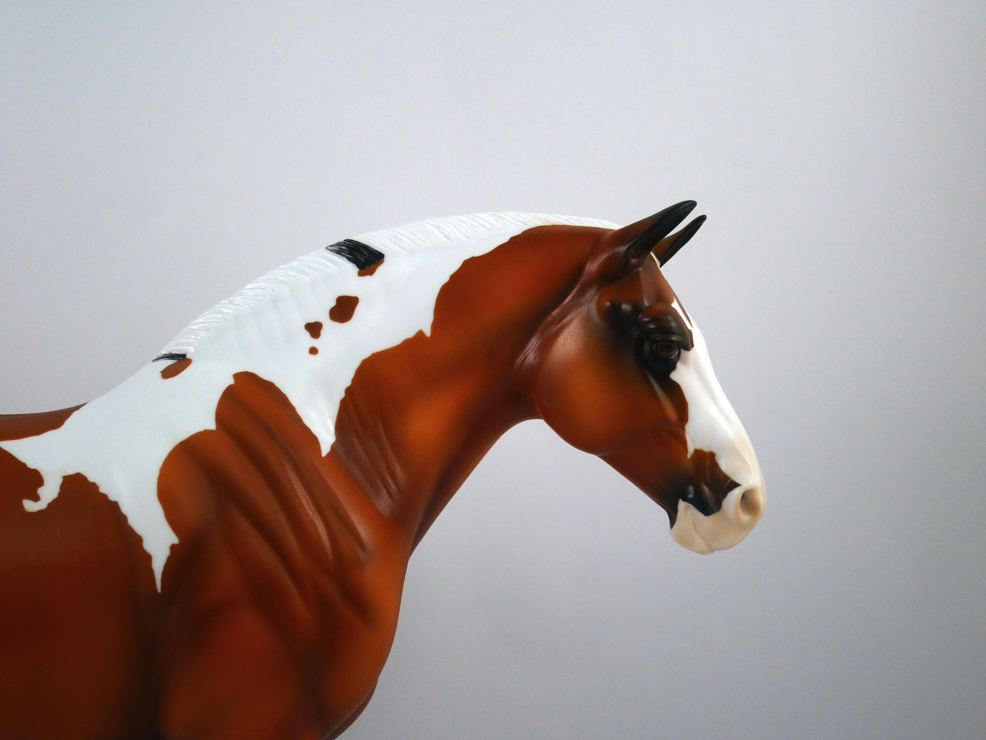 Yasou-OOAK Bay Paint Heavy Draft Mare Painted By Ellen Robbins 12/30/20