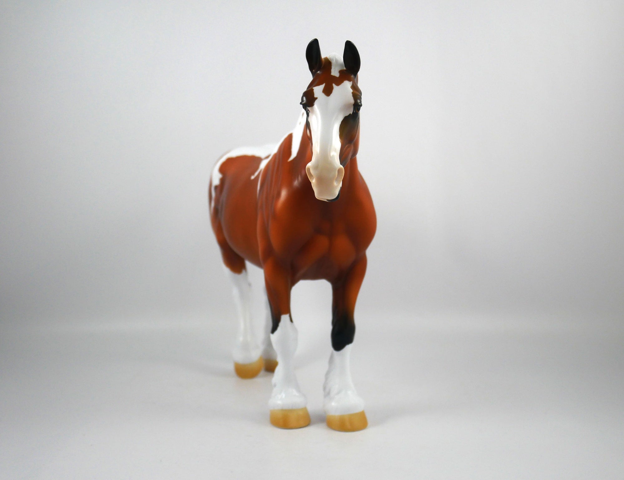 Yasou-OOAK Bay Paint Heavy Draft Mare Painted By Ellen Robbins 12/30/20