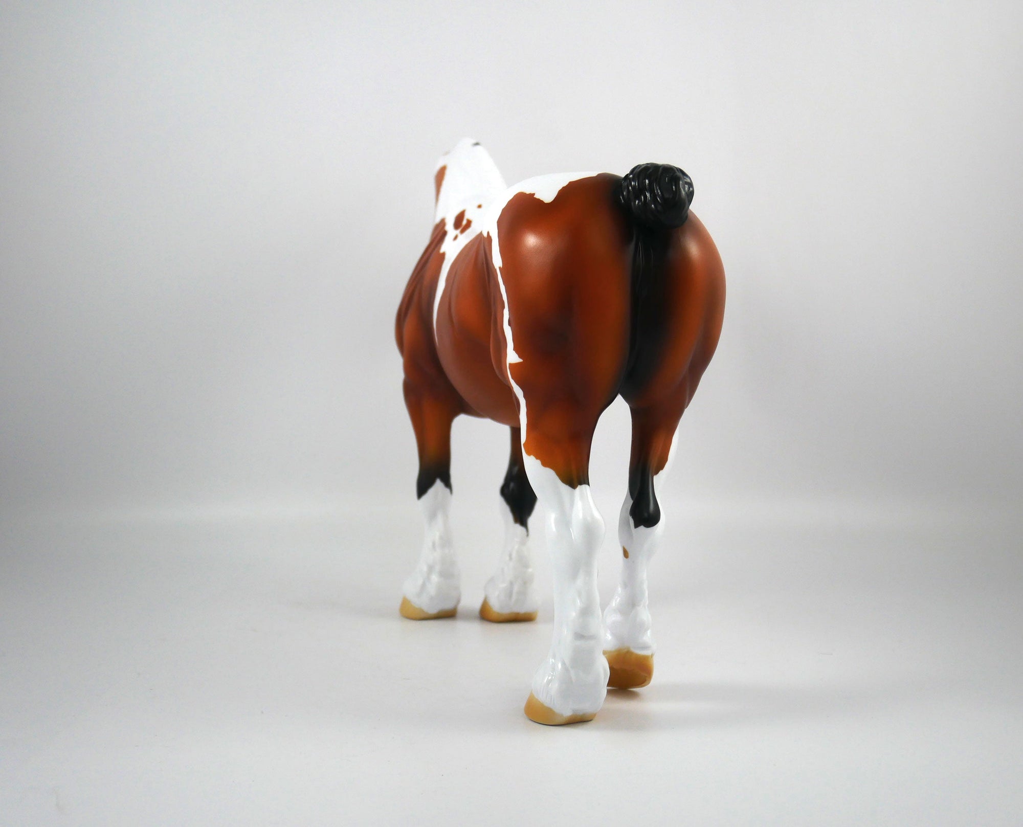 Yasou-OOAK Bay Paint Heavy Draft Mare Painted By Ellen Robbins 12/30/20