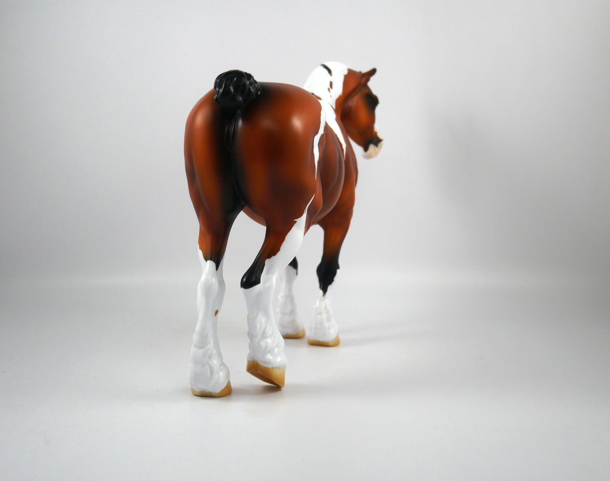 Yasou-OOAK Bay Paint Heavy Draft Mare Painted By Ellen Robbins 12/30/20