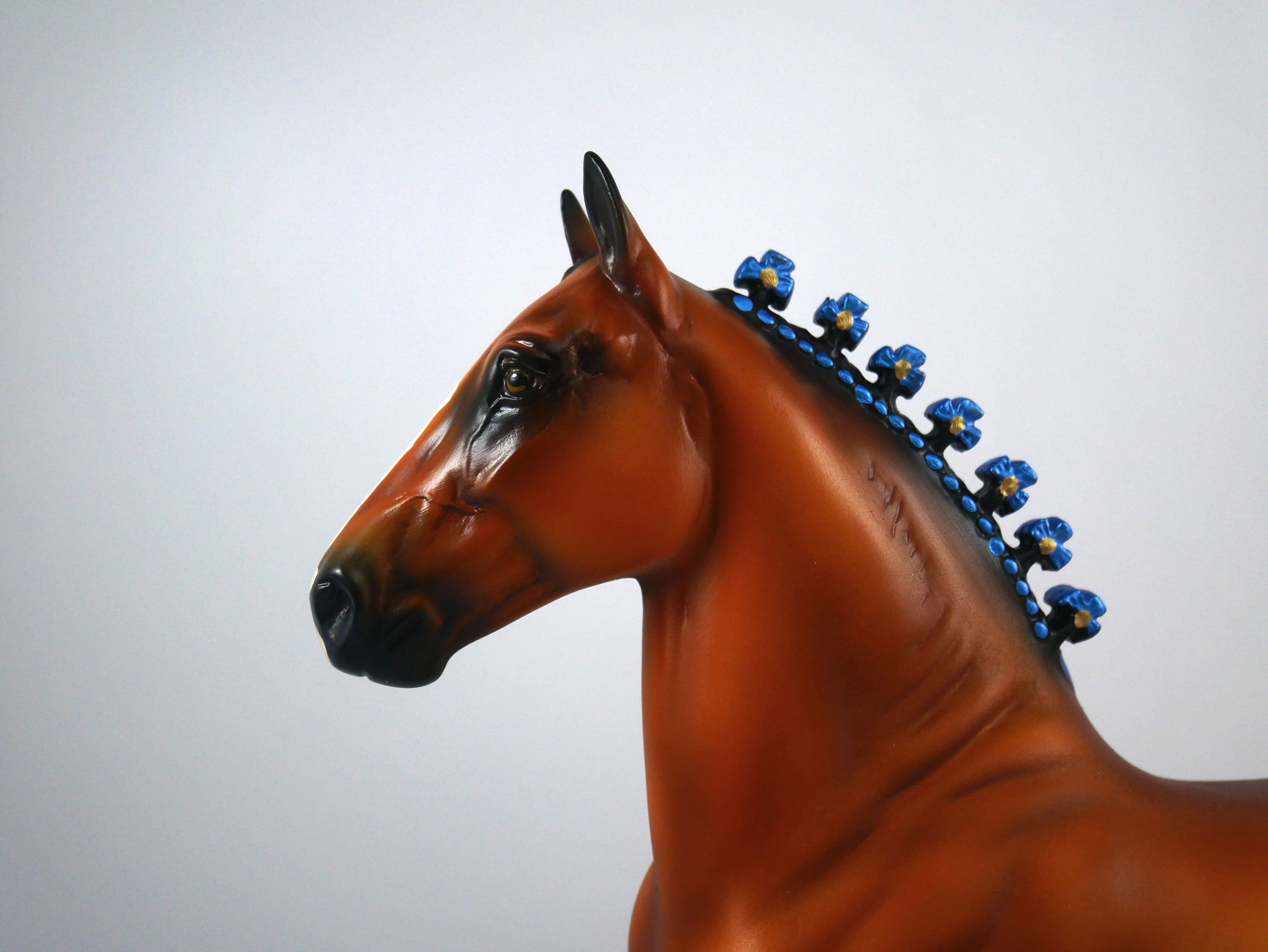 Better and Better-OOAK Bay Paint Trotting Drafter Painted By Ellen Robbins 12/30/20