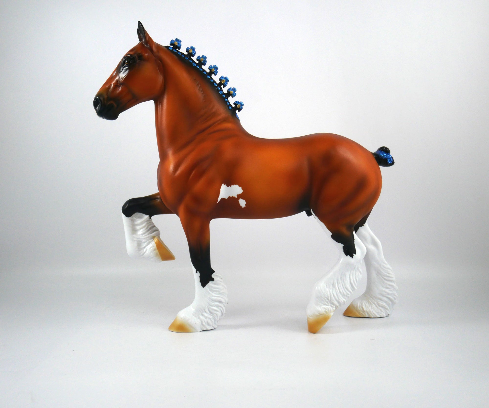 Better and Better-OOAK Bay Paint Trotting Drafter Painted By Ellen Robbins 12/30/20