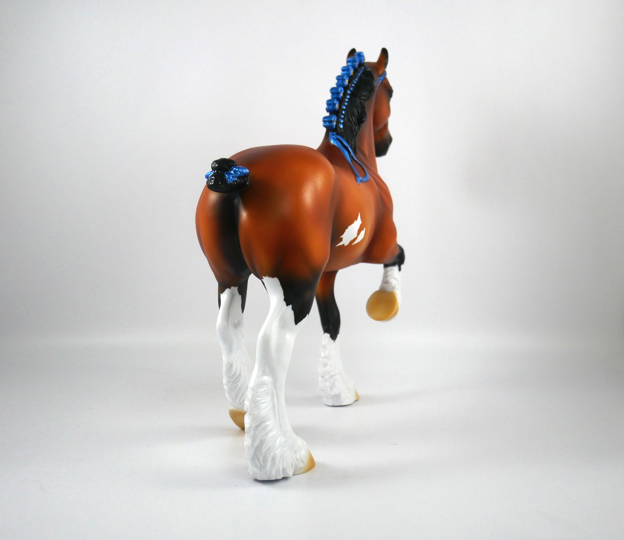 Better and Better-OOAK Bay Paint Trotting Drafter Painted By Ellen Robbins 12/30/20