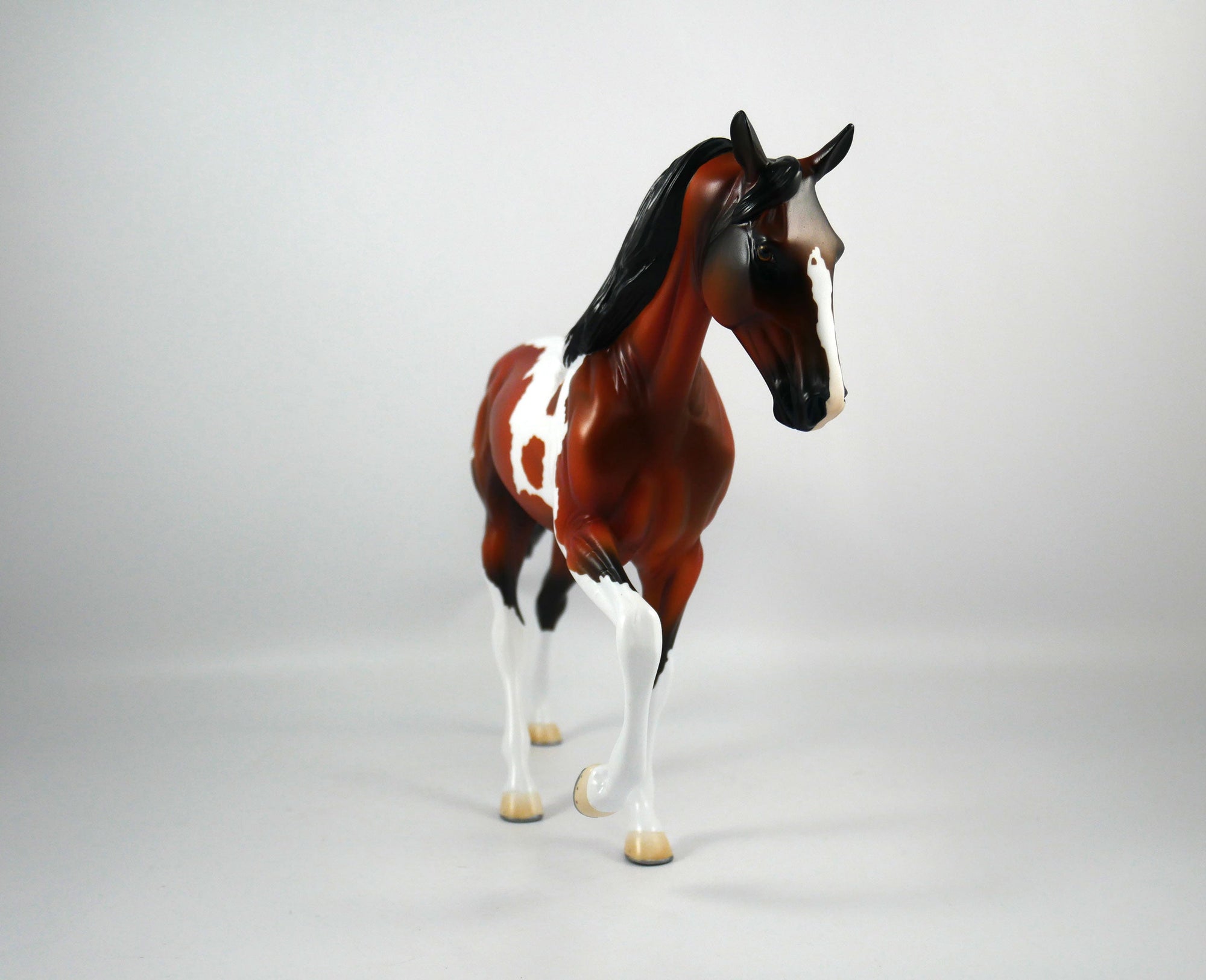 Happy Days Ahead-OOAK Bay Paint Tennessee Walker Painted By Ellen Robinson 12/30/30
