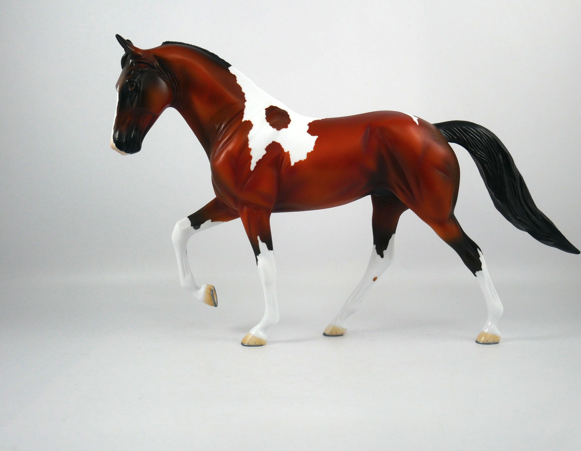Happy Days Ahead-OOAK Bay Paint Tennessee Walker Painted By Ellen Robinson 12/30/30