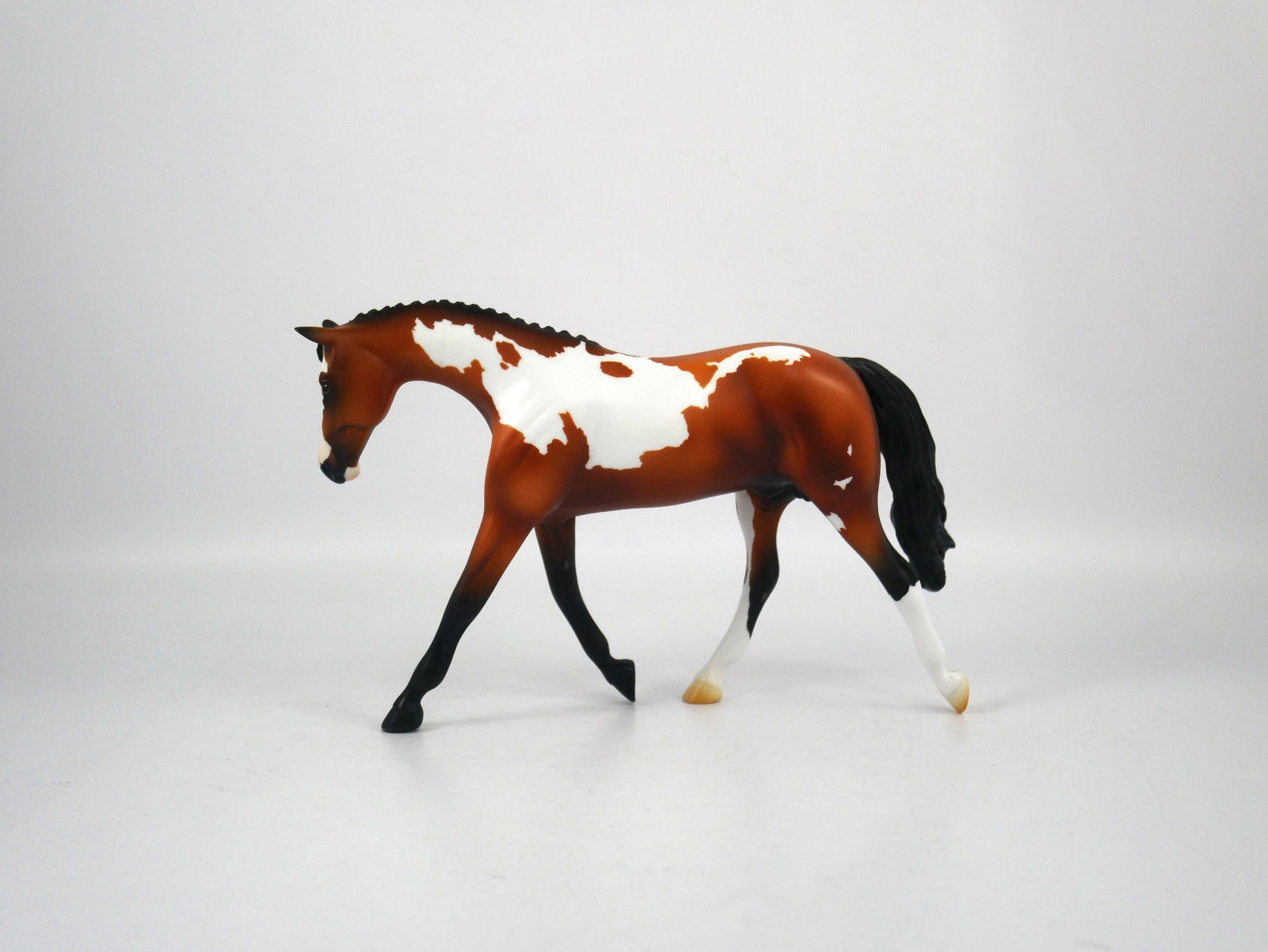 Au Revoir-OOAK Bay Paint Warmblood Pebbles Paint By Ellen Robbins 12/30/20